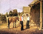 William Sidney Mount horse dealers china oil painting artist